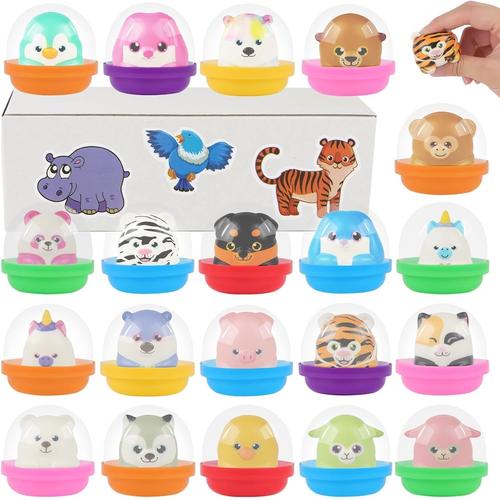 20 Pcs Squishies Antistress Animaux, Remontée Lente, Kawaii À Presser Garçons Filles, Anniversaire, Petits Cadeaux, Récompenses Scolaires, Faveurs De Fête, Anti-Stress Enfants