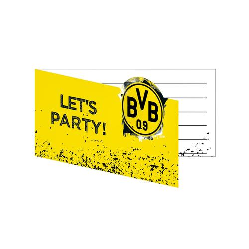 8 Cartes D'invitation Borussia Dortmund