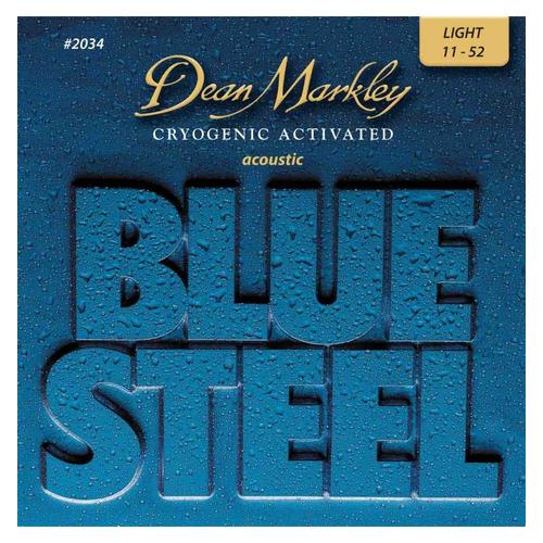 Dean Markley 2034 Blue Steel Bronze Light - Jeu De Cordes Guitare Acoustique