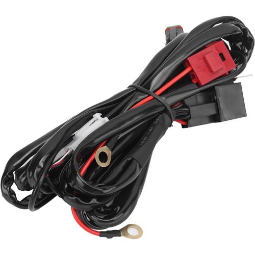 Popular Faisceau De Cablage Universel Pour Projecteur De Commutateur 40a 12v 3 Mètres Led 1v1 Avec Interface Dt Étanche Pour Lumière De Voiture