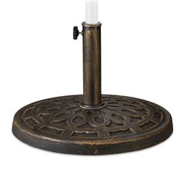 Relaxdays Pied De Parasol, Support Parasol, Porte-Parasol, Demi-Rond, Support De Balcon