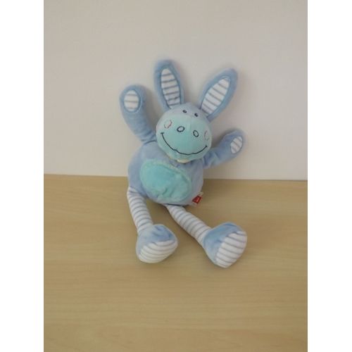 Doudou Ane Cheval Bleu Tex