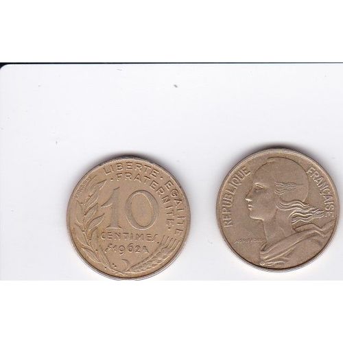 France 10 Centimes 1962 Lagriffoul Et Dieudonné