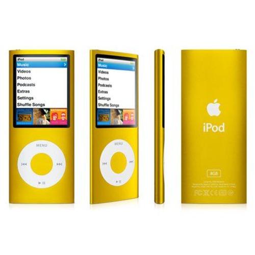 Apple iPod nano - 4ème génération - lecteur numérique - 8 Go - jaune