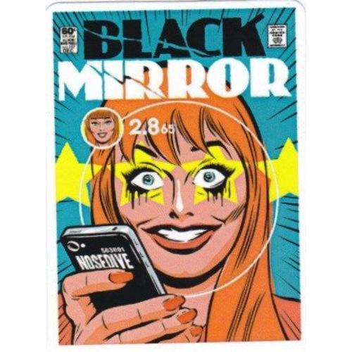 Autocollant - Black Mirror : Nosedive / Chute Libre - Saison 3, Épisode 1 (Bryce Dallas Howard, Charlie Brooker, Série, Netflix)