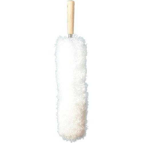 Blanc Plumeau en Microfibre Pliable Et Réutilisable, Plumeau Poussiere à Main Lavable pour Le Nettoyage De La Maison, du Clavier Et des Meubles, Outil D'époussetage