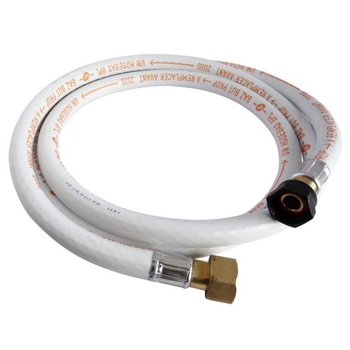 Flexible caoutchouc BUTANE / PROPANE- Longueur 1 mètre - Durée de vie : 10 ans