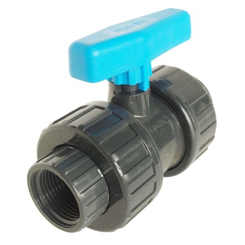 Vanne à sphère plastique à visser Double Femelle 26/34