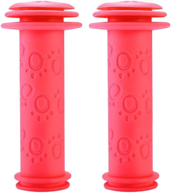 Rouge 1 Paire Poignee Velo Enfant 22mm Poignées De Guidon De Vélo Poignee Trotinette Enfant Poignée Velo Vtt En Caoutchouc Antidérapante Poignée Trottinette Bicycle Grips Pour Velo Et Scooter