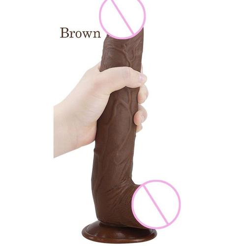 Enorme Gode Realiste 28cm, Couleur: Chocolat