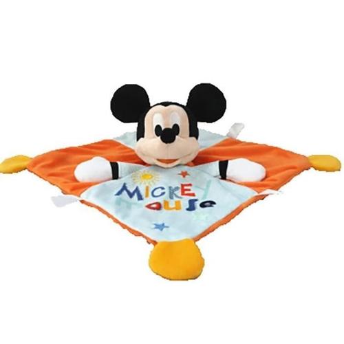 Doudou Mickey Mouse Plat Dreams Indigo Orange Jaune Peluche Disney Nicotoy Etoiles Soleil Jouet Bebe Naissance