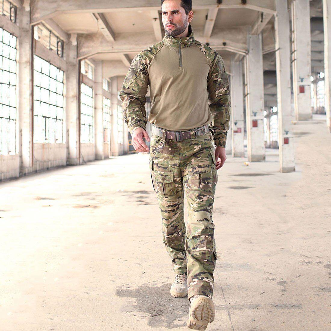 Vêtements tactiques anti rayures en plein air tenue de Combat Anti usure  pour homme (tout Terrain) S/M/L/XL/XXL