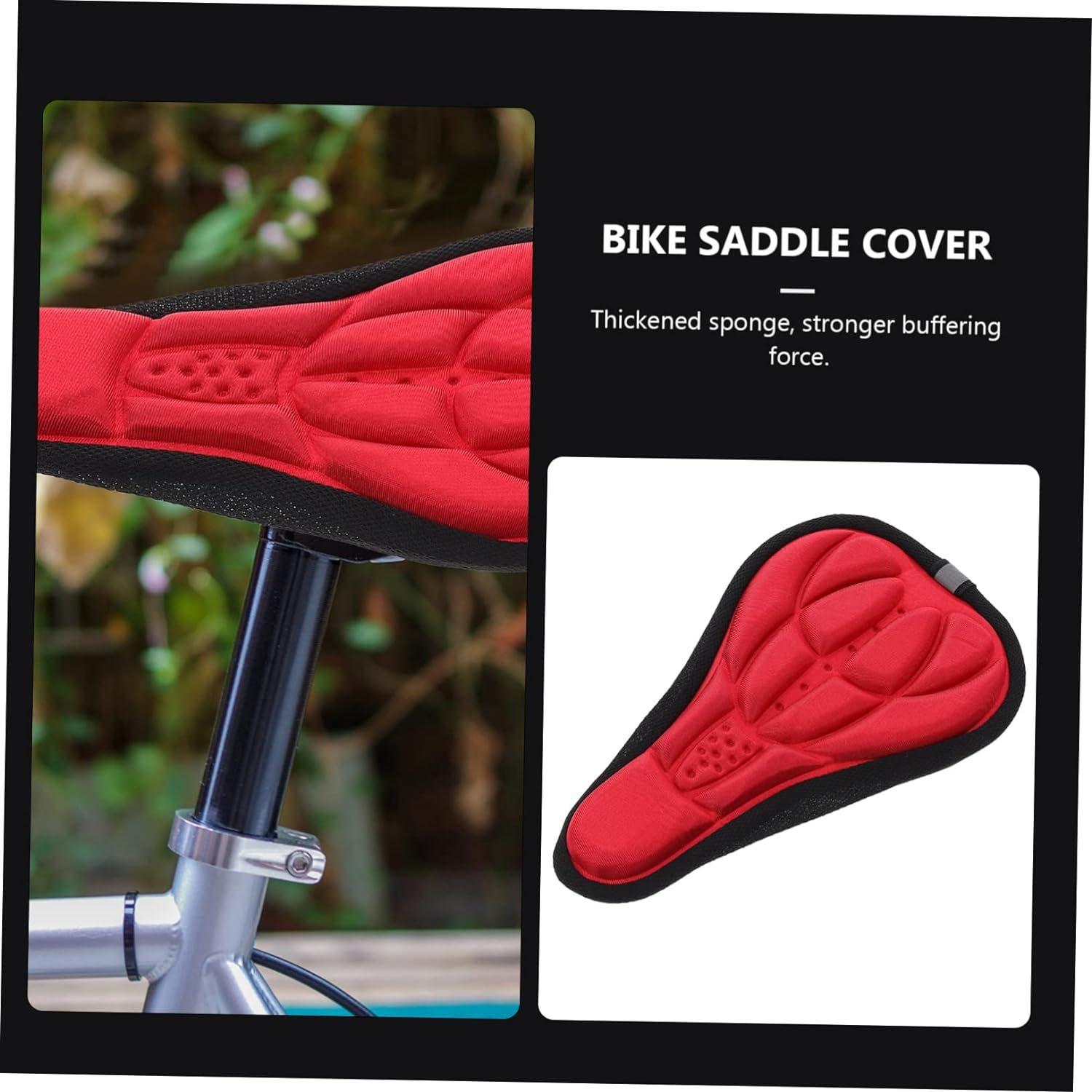 Noir Rouge 2 Pices Housse De Selle De Vlo Housse De Coussi... - 5