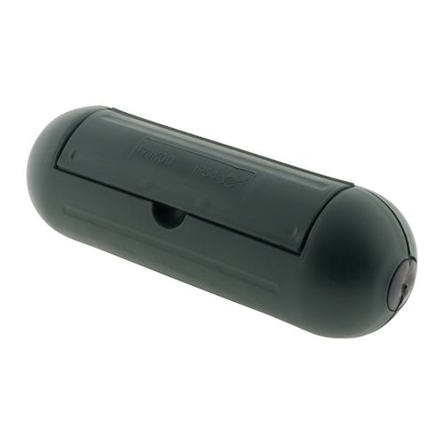 Boîtier de protection pour prolongateur jardin IP54 - Vert - Zenitech