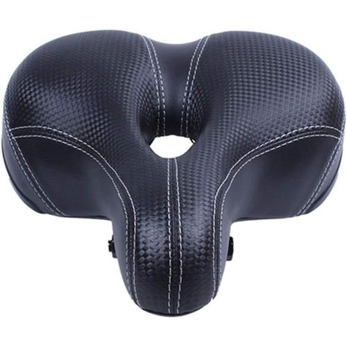 Noir Housse De Siège De Vélo, Qualité Siège Vélo, Faire Du Vélo Big Bum Selle, Route Vtt Vélo Large Soft Pad Coussin Confort