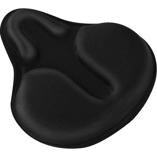 Noir Housse De Selle De Vélo, En Gel Étanche, Coussin En Mousse Et Gel Extra Doux, Pour Femme, Homme, Idéale Pour Faire Du Vélo En Plein Air