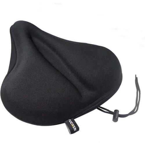 Style Sportif Housse De Selle En Gel Pour Vélo D'appartement, Grande Et Confortable, Rembourrée Pour Homme Et Femme, Convient Pour Les Vélos Stationnaires, Le Cyclisme D'intérieur - Coussin De Selle