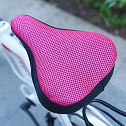 Red Rose Housse De Selle De Vélo, Housse De Siège Rembourrée Respirante Housse De Siège Confortable Pour Accessoires De Vélo (Red Rose)