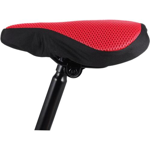 Rouge Housse De Siège De Voiture Housses De Selle De Vélo En Gel Housse Vélo Enfant Couvre Housse De Selle Respirante Rembourré Rouge Éponge En Maille Tapissé Aptitude Protection Solaire