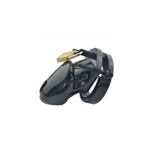 Cage De Chastete Cage De Chasteté Mini Locky 6 X 3.2 Cm Noire Fukr