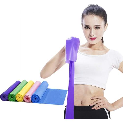 5pcs Bande Élastique Fitness Bande Résistance Musculation Équipement D'exercices Pour Musculation Pilates Yoga Sport Rééducation Physique Et Motrice