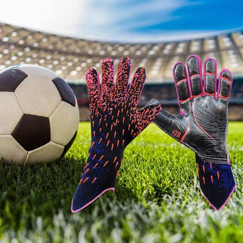 Gants De Gardien De But De Football, Gants De Gardien De But Avec Paumes Super Adhérentes, Gants De Football Antidérapants, Gants De Football Pour Unisexe, Gants De Football Pour L'entraînement