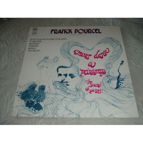 Franck Pourcel Grand Orchestre- Vinyle 33t - 1973 "Amour Danse & Printemps" - 1973