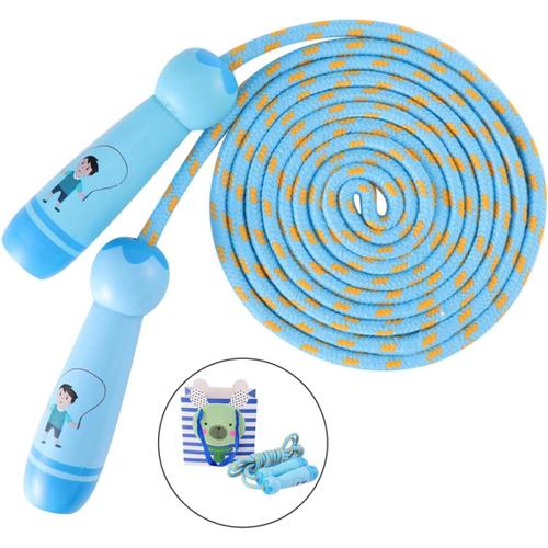 Couleur Assortie 1 1 Jeu Corde À Sauter En Bois Edutoy Jump Rope Jouet Pour Les Enfants Jouets De Sport Pour Enfants Cordes D'exercice Corde À Sauter Pour Enfants Des Sports Corde De Coton Élèves