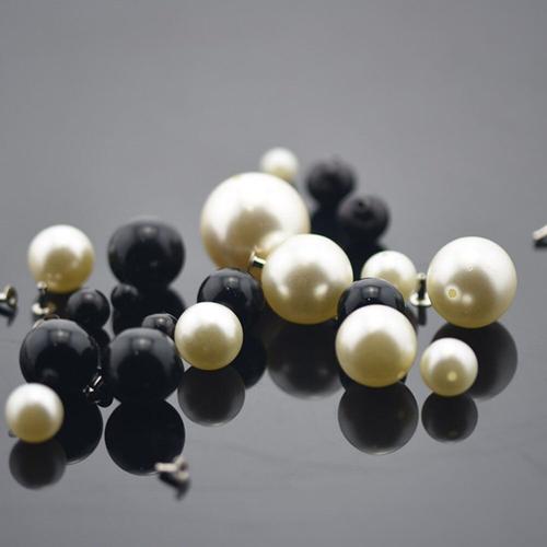 Chapeau Tricoté À Boutons De Perles 100 Pièces Bricolage Bouton De Perles Dessus De Mariée Vêtements Voile De Mariée Perles De Vêtement