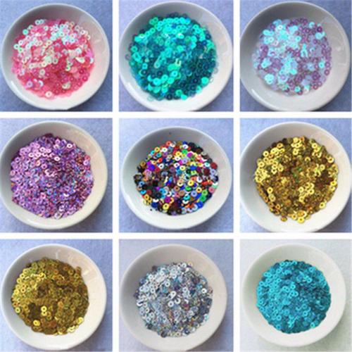 4000 Pièces 4mm Paillettes Paillettes Rondes Paillettes En Vrac Paillettes Vêtements Couture Accessoires Bricolage Artisanat Décoration