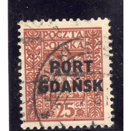 Timbre-Poste De Dantzig (Bureau Polonais)