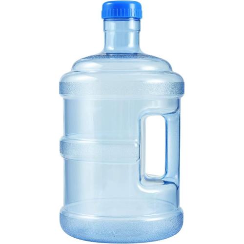 Bouteille D'eau Avec Bouchons ¿¿ Vis Conteneur Pour Pichet D'eau De Grande Capacit¿¿ 5 Litres Bouteille D'eau Pour Pc Portable Poign¿¿E De Transport Pc