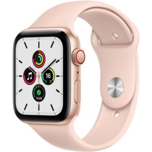 Apple Watch Se (Gps + Cellular) - Boitier 44 Mm Aluminium Or Avec Bracelet Sport Rose