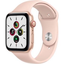 Apple Watch Se (Gps + Cellular) - Boitier 44 Mm Aluminium Or Avec Bracelet Sport Rose