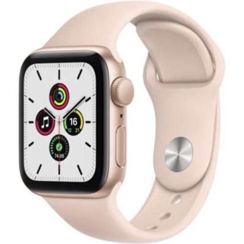 Apple Watch Se (Gps) - Boitier 44 Mm Aluminium Or Avec Bracelet Sport Rose