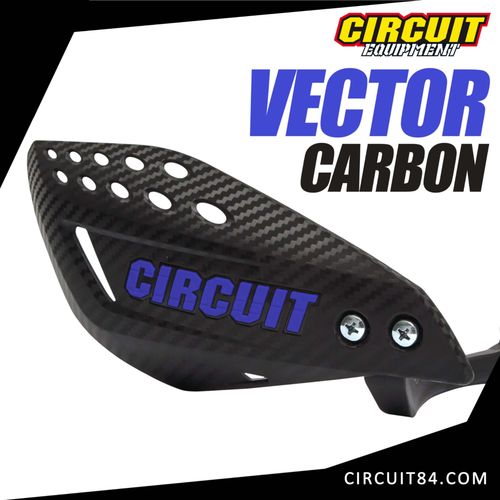 Protèges-Mains Circuit Equipment Vector Carbon Bleu