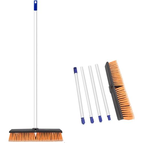 Brosse de sol d'int¿¿rieur et d'ext¿¿rieur pour nettoyer la salle de bain, la cuisine, la terrasse, le carrelage, les murs, les joints, le parquet, la moquette