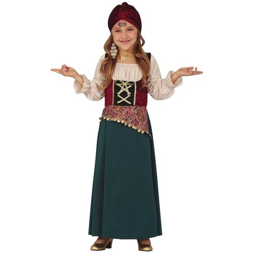 Déguisement Diseuse De Bonne Aventure Fille - Taille: 5 À 6 Ans (110-115 Cm)