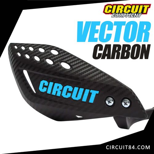 Protèges-Mains Circuit Equipment Vector Carbon Bleu Clair