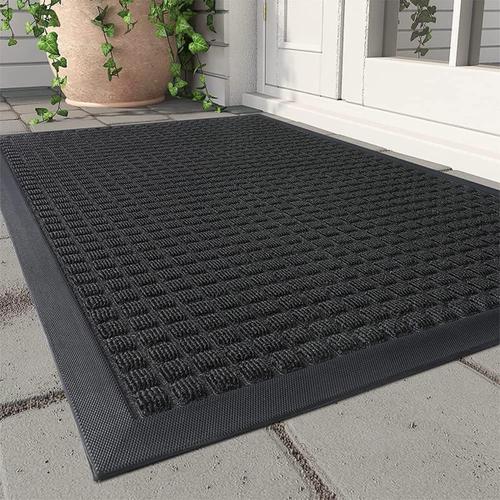 Tapis D'entr¿¿E Paillason Tapis De Porte Tapis Antid¿¿Rapant Et Anti-Poussi¿¿Re Pour Ext¿¿Rieur Int¿¿Rieur Paillason D'entr¿¿E Absorbant Lavable 45¡Á75 Cm,Carreaux