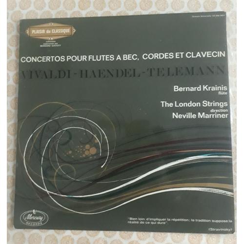 Concertos Pour Flûtes À Bec, Cordes Et Clavecin - Vivaldi - Haendel - Telemann