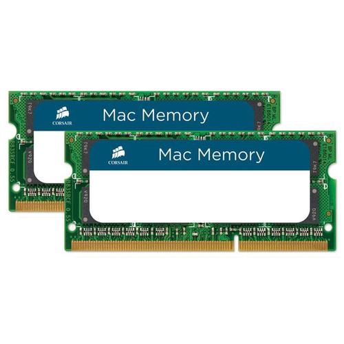 Barette mémoire Corsair Mac Memory SO-DDR3 1066MHz 8Go (2x 4Go) CMSA8GX3M2A1066C7