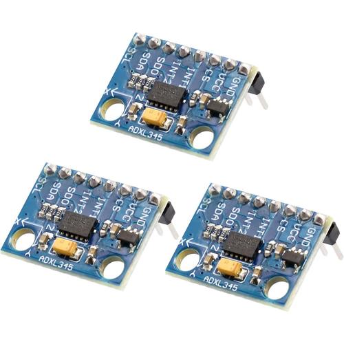 ADXL345 Accéléromètres Module 3 pièces ADXL345 Accéléromètre 3 Axes Module GY-291 Module de Capteur de Gravité Numérique Transmission IIC/SPI pour Arduino Ra-Pi