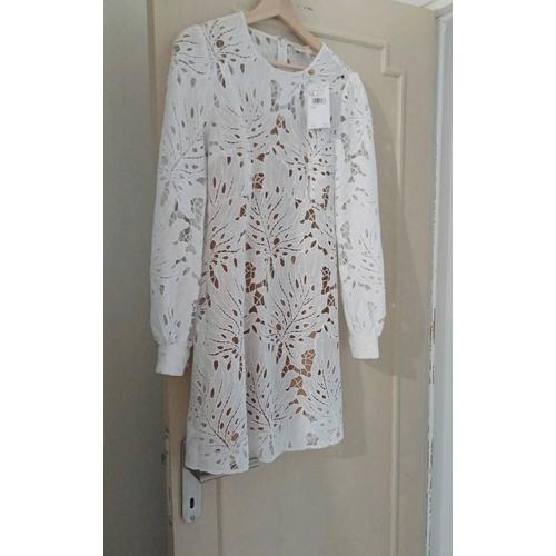 Robe De Cocktail Blanche Michael Kors Neuve Avec Étiquette