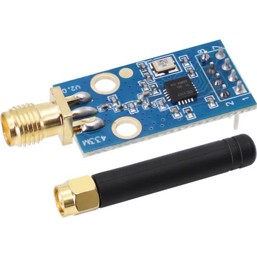 Cc1101 Module Sans Fil Cc1101 433mhz Module Émetteur Avec Connecteurs D'antenne Sma 1.9-3.6v Dc Compatible Avec Arduino