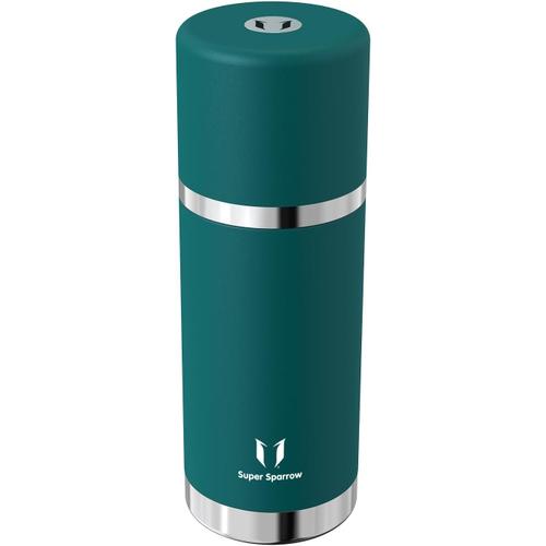 Gourde Isotherme - 500ml/750ml/1000ml- Bouteille Isotherme - Gourde Inox Sans Bpa - Couvercle Étanche Qui Sert De Tasse - Maintient La Température 12/24h (Chaud/Froid)