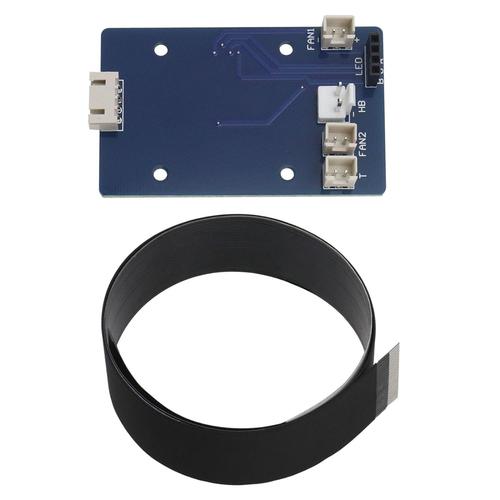 Carte d'extrudeuse Transfert d'imprimante 3D Carte Adaptateur PCB Kit de Câbles Ruban à 20 Broches Compatible avec Artileri Sidewinder X1 Accessoires