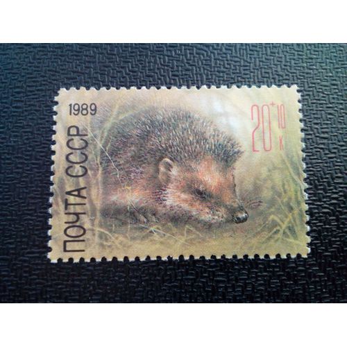 Timbre Urss / Russie Yt 5617 Hérisson Européen (Erinaceus Europaeus) 1989 ( 050904 )
