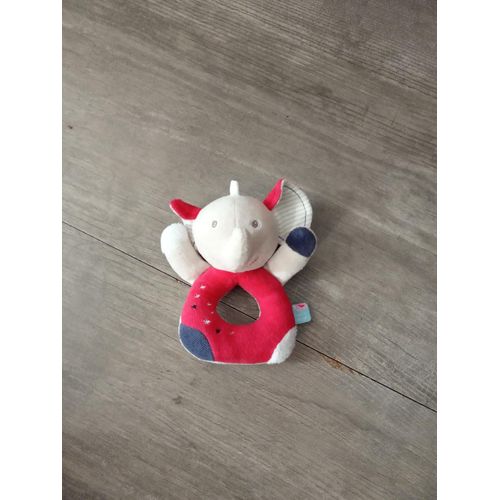 Doudou Hochet Éléphant Sucre D'orge