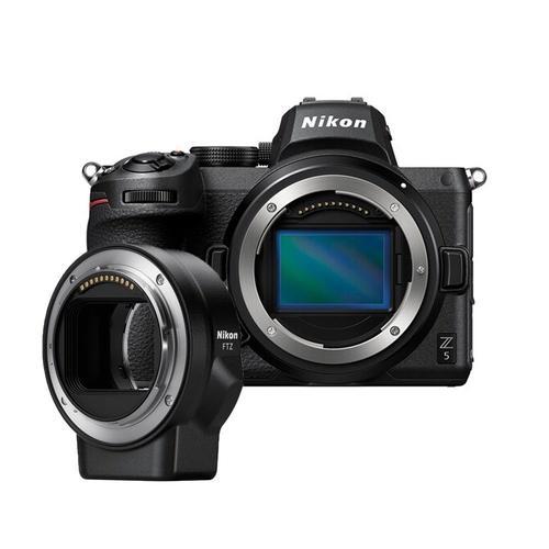Nikon Z5 Appareil Photo Numérique Hybride boitier Nu + Adaptateur FTZ